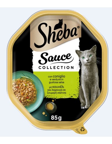 Sheba Sauce Collection Coniglio in Salsa 85g Sheba Sauce Collection Coniglio in Salsa 85g